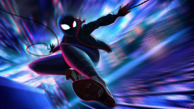 Spider-Man Miles Morales Dynamic Action 4K Wallpaper