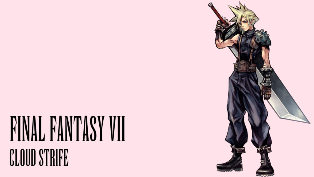 Cloud Strife Final Fantasy VII Character Desktop Wallpaper
