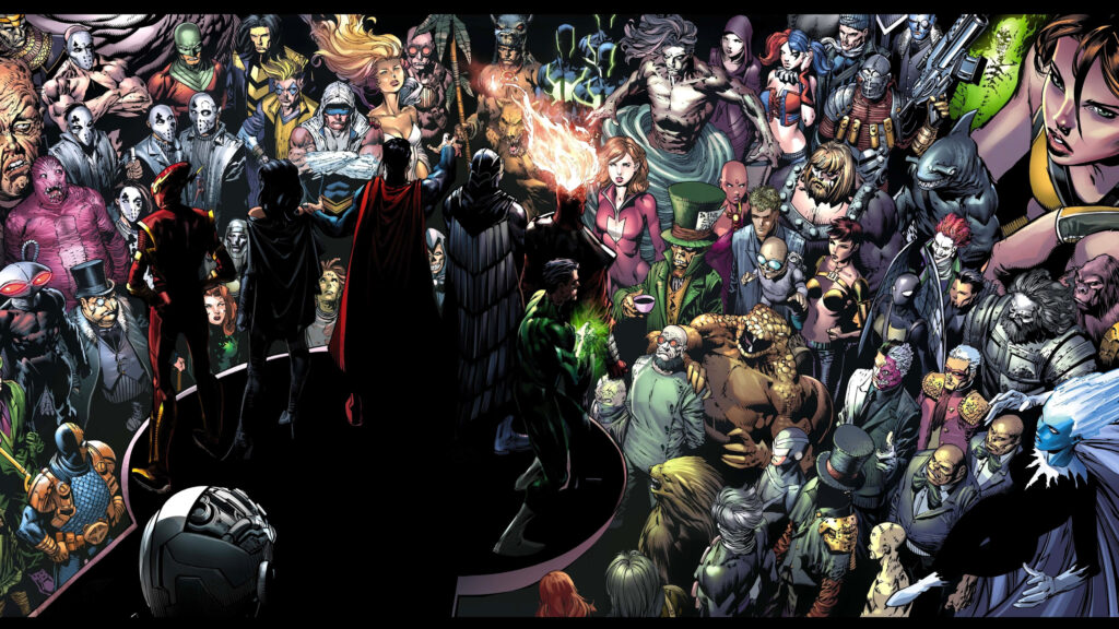 DC Comics Villains Group Portrait 4K Wallpaper