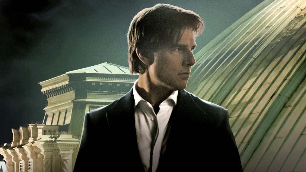 Tom Cruise Suit Portrait Cinematic Desktop Wallpaper