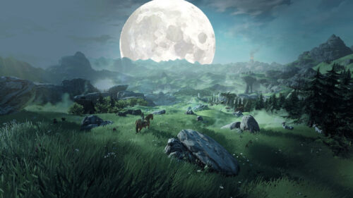 Breath of the Wild Landscape Scenic 4K Desktop Wallpaper