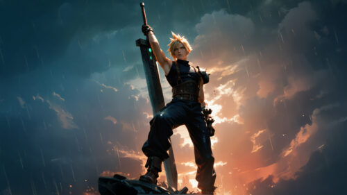 Cloud Strife Final Fantasy VII Remake 4K Wallpaper