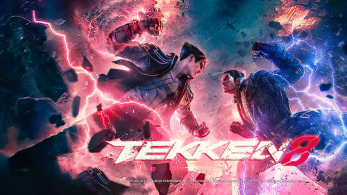 Jin Kazama and Kazuya Mishima Combat Desktop Wallpaper