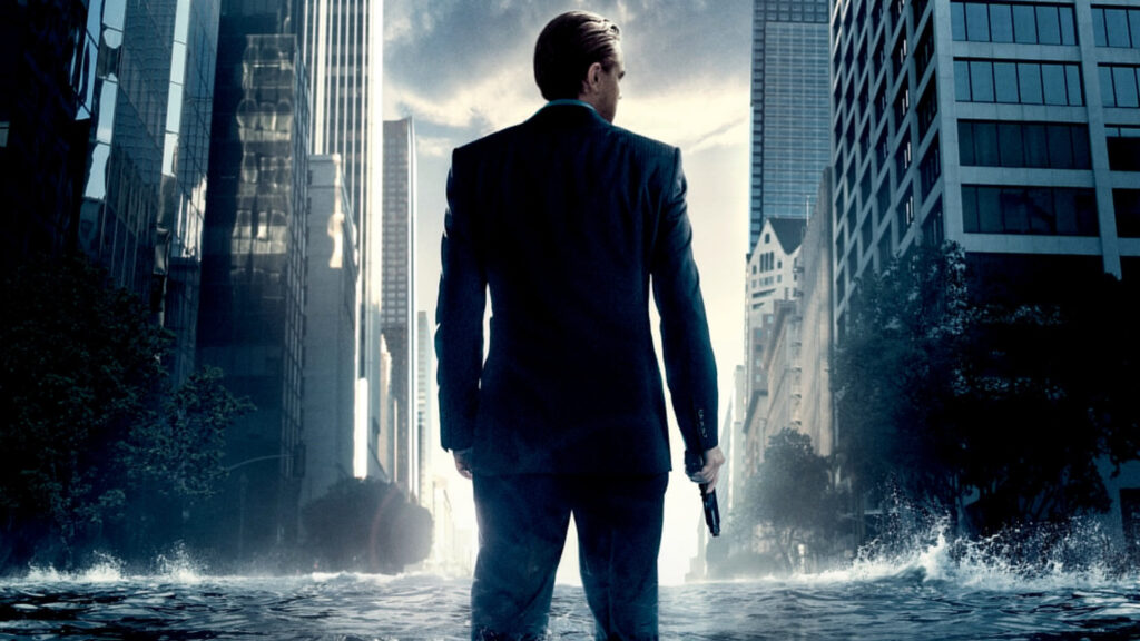 Inception Man in Suit Standing in Water Desktop Wallpaper