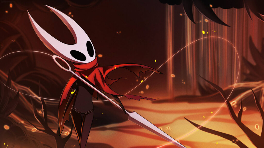 Hornet Hollow Knight Fan Art Digital Desktop Wallpaper