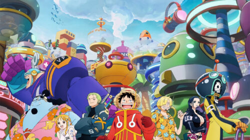One Piece Egghead Island Arc Characters 4K Desktop Wallpaper