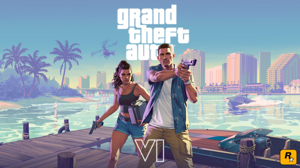 Grand Theft Auto VI Protagonists Boat Dock 4K Wallpaper