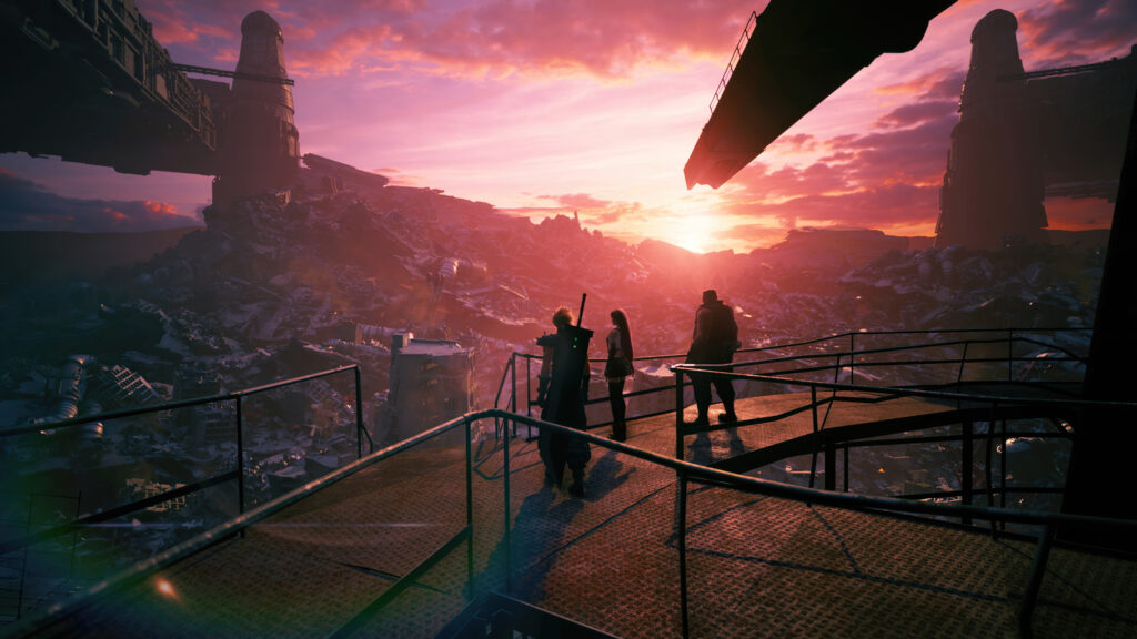 Fantasy Post-Apocalyptic Landscape Sunset 4K Wallpaper