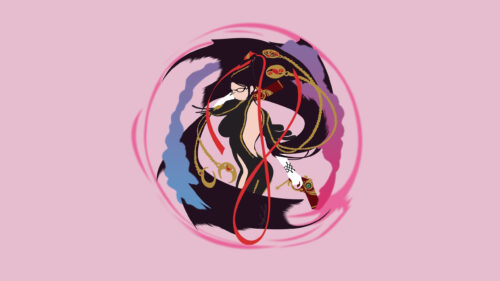 Bayonetta Minimalist Art Vector Desktop Wallpaper