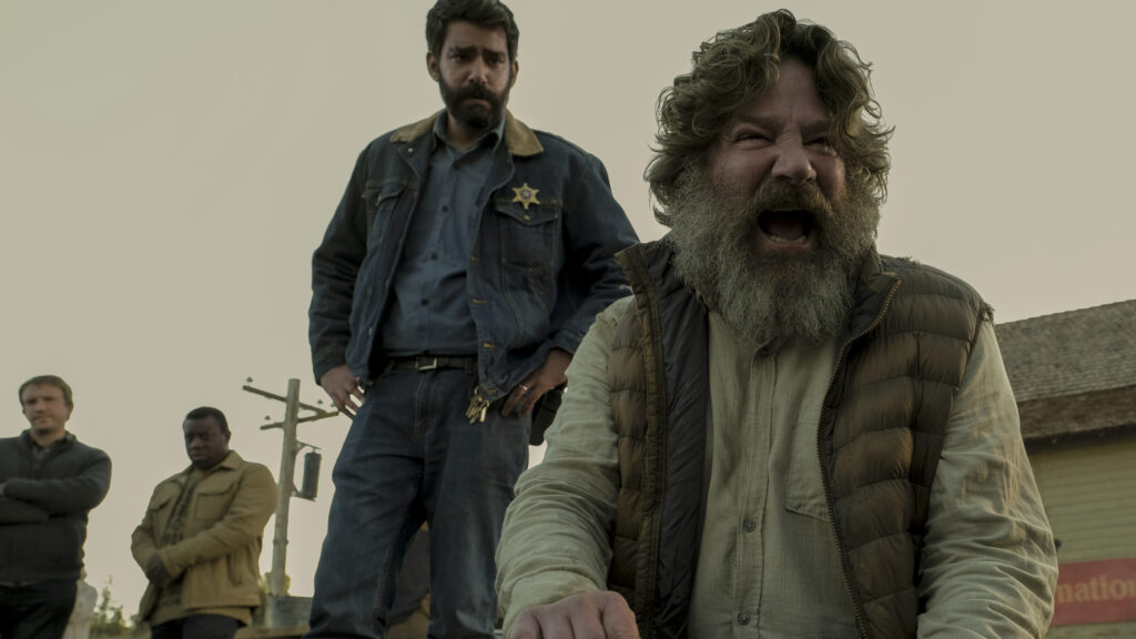 Midnight Mass Sheriff and Joe Collie Desktop Wallpaper
