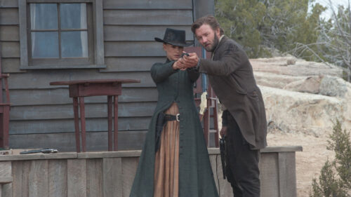 Natalie Portman and Joel Edgerton in Jane Got a Gun Desktop Wallpaper