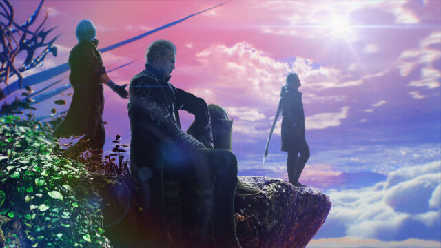 Dante and Vergil from Devil May Cry 5 Desktop Wallpaper