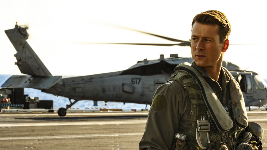 Top Gun Maverick Glen Powell 4K Desktop Wallpaper