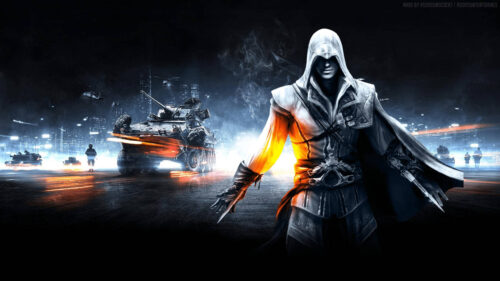 Assassin Creed Battlefield Mashup Desktop Wallpaper