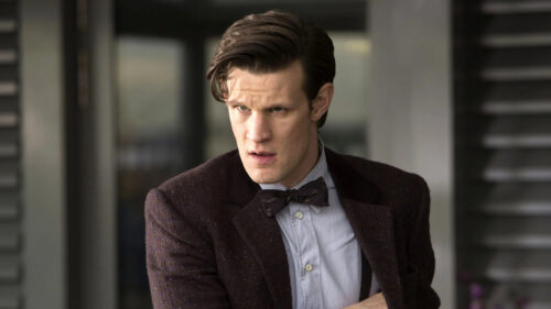 Matt Smith as The Doctor in Doctor Who Desktop Wallpaper