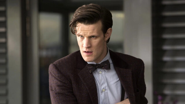 Matt Smith as The Doctor in Doctor Who Desktop Wallpaper