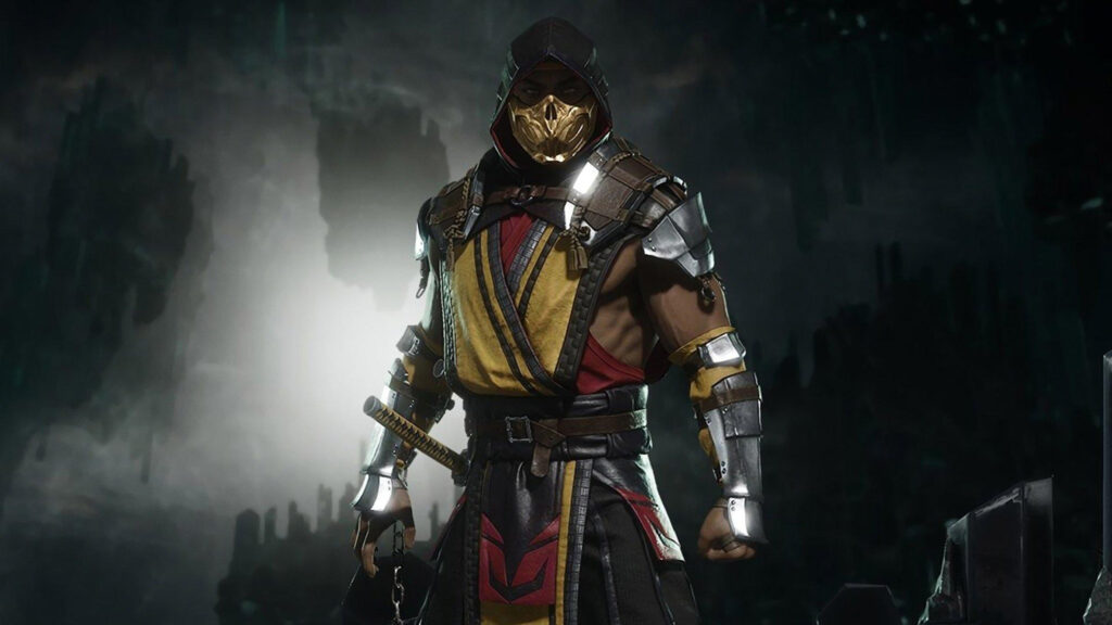 Scorpion from Mortal Kombat 11 Desktop Wallpaper