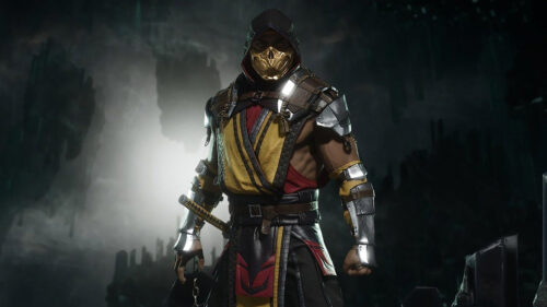 Scorpion from Mortal Kombat 11 Desktop Wallpaper