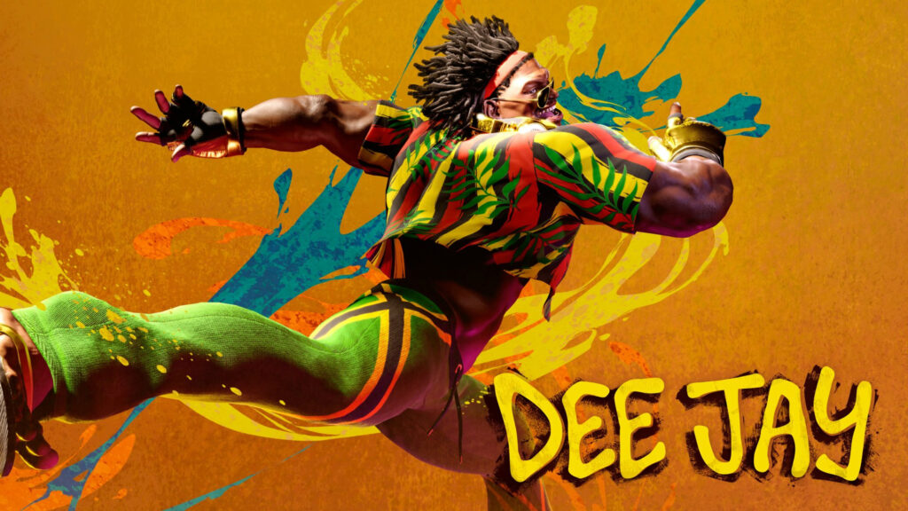 Dee Jay Street Fighter 6 Vibrant Dynamic Action Desktop Wallpaper