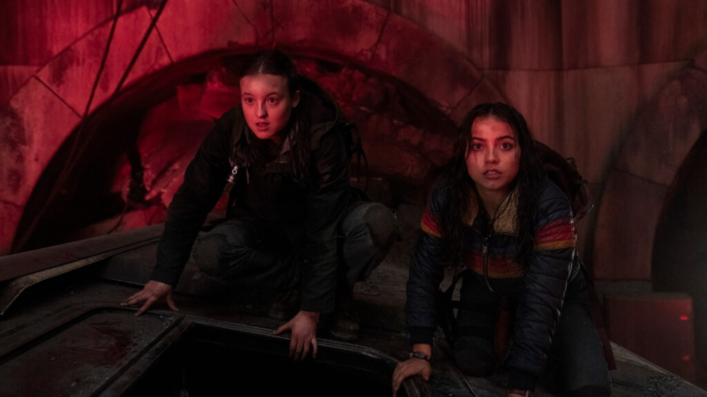 The Last of Us Ellie and Riley Tunnel Scene Desktop Wallpaper