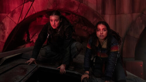 The Last of Us Ellie and Riley Tunnel Scene Desktop Wallpaper