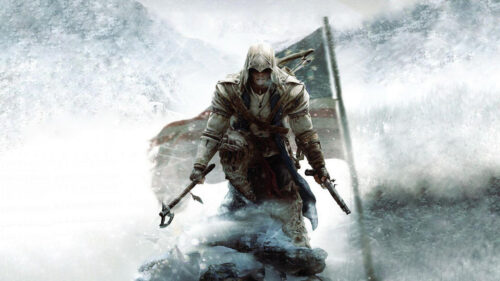 Assassin’s Creed Connor Kenway Snowy Battlefield 4K Desktop Wallpaper