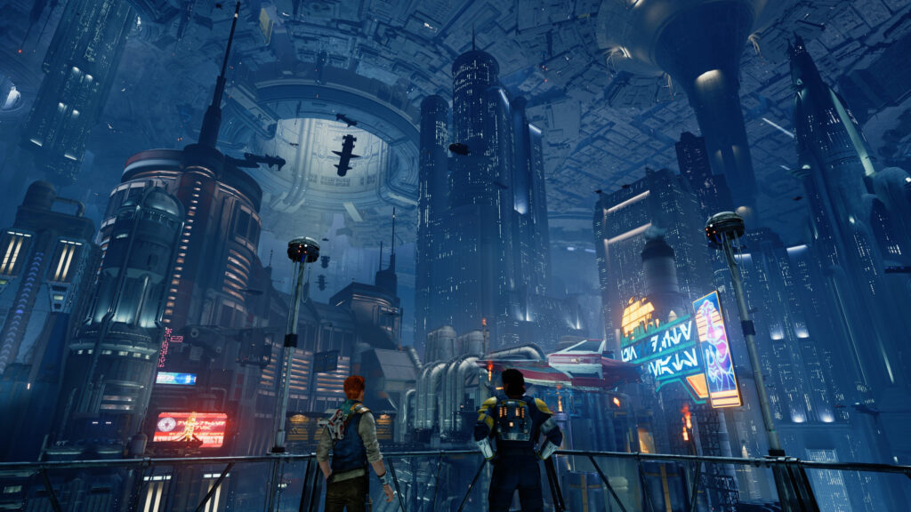 Star Wars Sci-Fi Cityscape Desktop Wallpaper