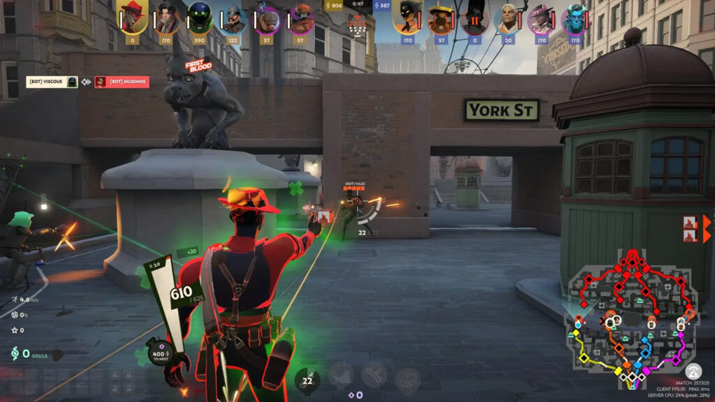Dynamic Gameplay Action in Deadlock PC Wallpaper
