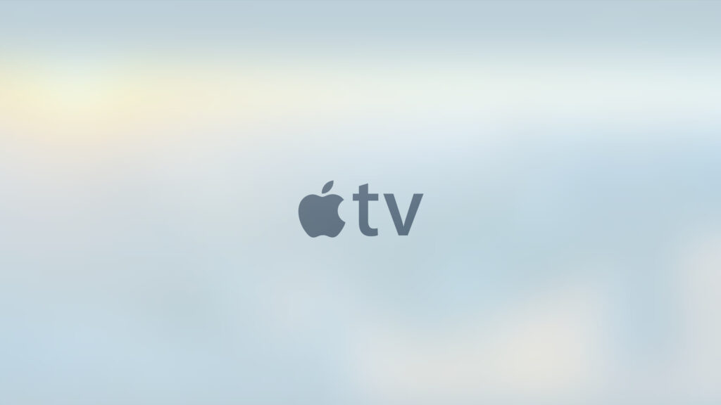 Apple TV Minimalist Background Desktop Wallpaper