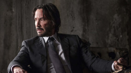 John Wick Cinematic Close-up 4K Desktop Wallpaper
