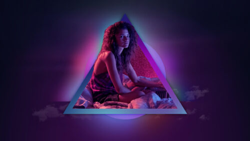Zendaya Rue Bennett Euphoria Sitting in Bed Desktop Wallpaper