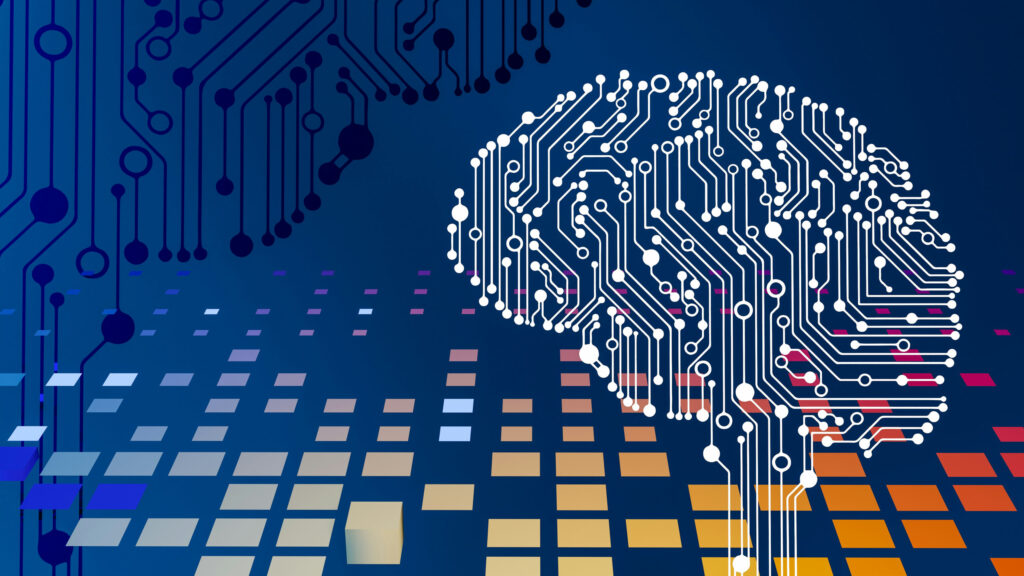 Digital Circuit Brain Illustration 4K Desktop Wallpaper
