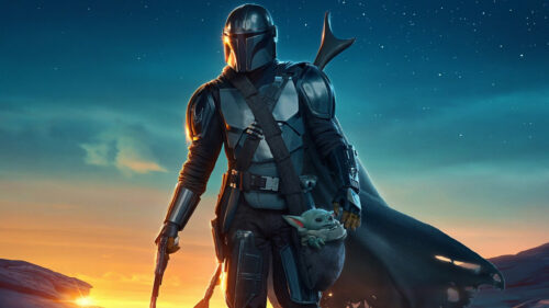 The Mandalorian and Grogu Star Wars Desktop Wallpaper
