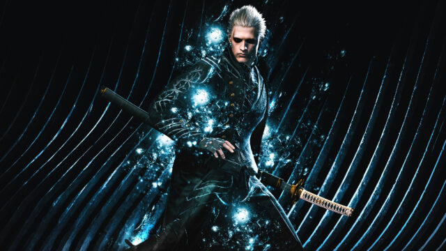 Vergil from Devil May Cry 5 Dark Fantasy 4K Desktop Wallpaper