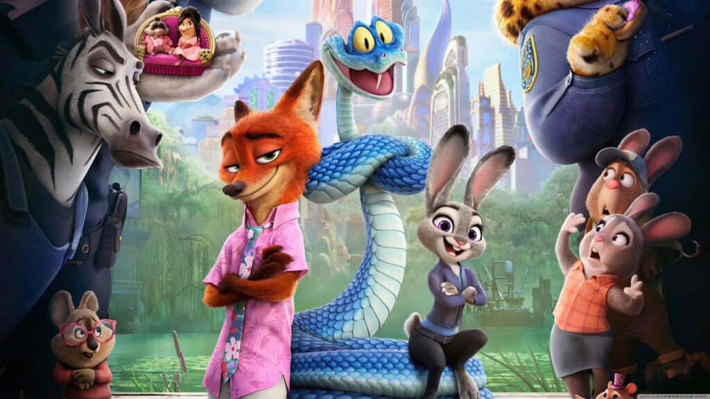 Zootopia Characters Group Portrait Desktop Wallpaper