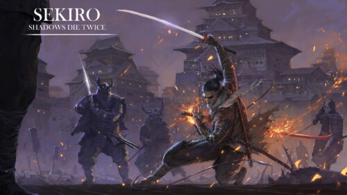 Sekiro Shadows Die Twice Samurai Battle Scene 4K Wallpaper