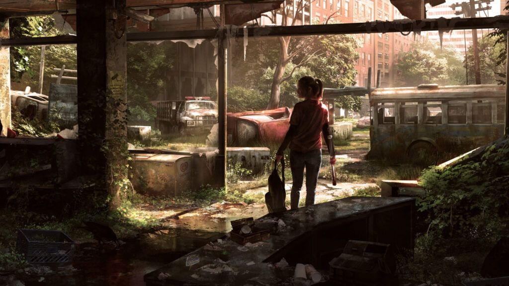 Post-Apocalyptic Scavenger Exploration 4K Wallpaper