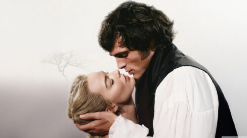 Heath Ledger and Abbie Cornish Romantic Moment Desktop Wallpaper