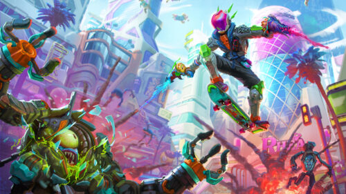 High on Life Action Scene Desktop Wallpaper
