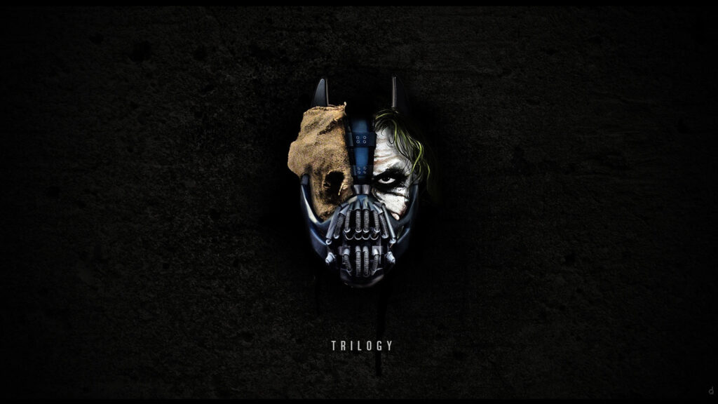 The Dark Knight Trilogy Villain Montage 4K Desktop Wallpaper
