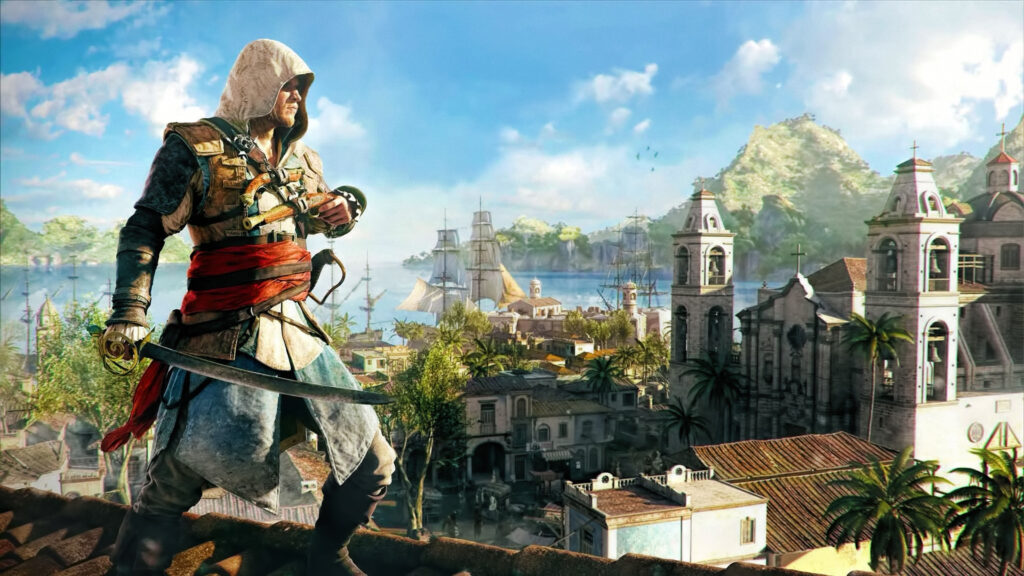 Assassin Creed Edward Kenway Overlooking Havana Desktop Wallpaper