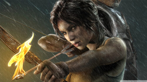 Lara Croft Tomb Raider Survival 4K Desktop Wallpaper