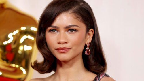Zendaya Red Carpet Look Portrait Desktop Wallpaper