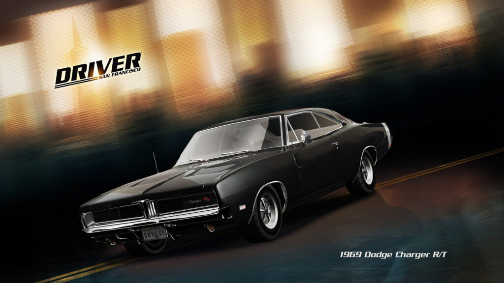 1969 Dodge Charger R/T Driver San Francisco Desktop Wallpaper