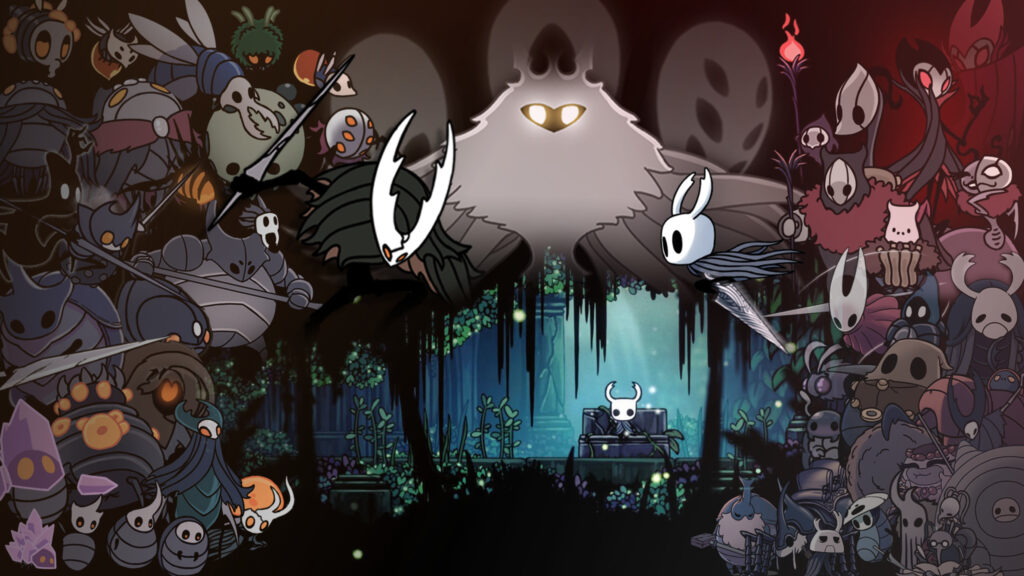 Hollow Knight The Radiance Battle Desktop Wallpaper