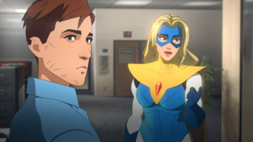 Invincible Animated Series Mark and Atom Eve Desktop Wallpaper