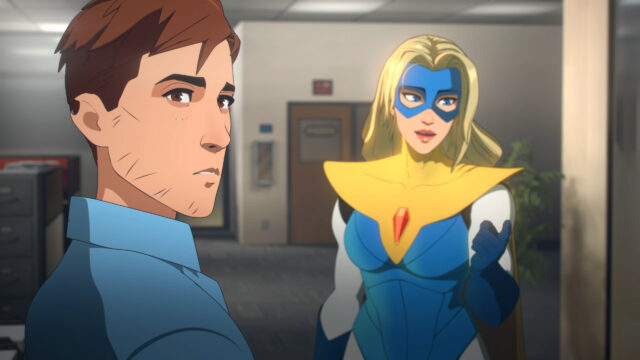 Invincible Animated Series Mark and Atom Eve Desktop Wallpaper