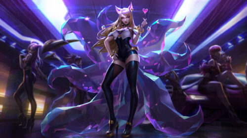 KDA Ahri League of Legends Official Desktop Wallpaper