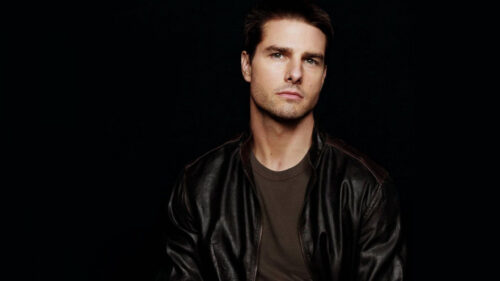 Portrait of a Man in a Brown Leather Jacket Desktop Wallpaper