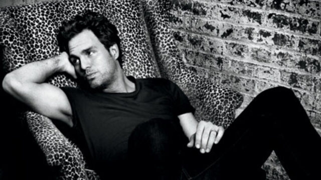 Mark Ruffalo in a Leopard Print Chair Desktop Wallpaper